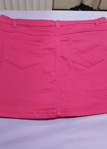 Pembe Düz Kız Çocuk Etek - Görsel 4