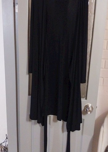 Uzun Siyah Kadın Giydirme Elbise - Görsel 4