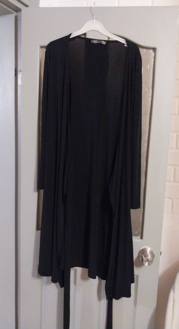 Uzun Siyah Kadın Giydirme Elbise - Görsel 3