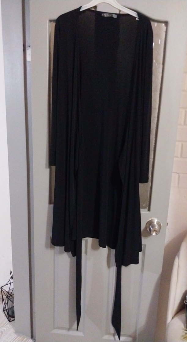 Uzun Siyah Kadın Giydirme Elbise - Görsel 4