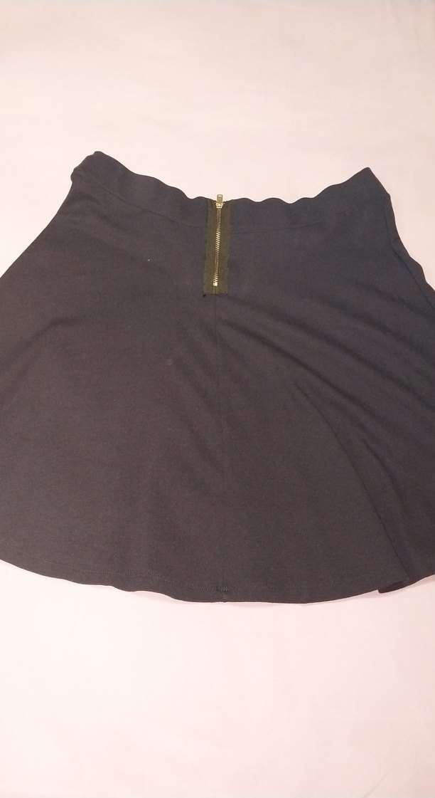 Siyah Midi Kadın Etek - Görsel 3