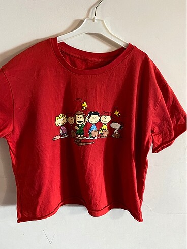 Snoopy baskılı T-shirt