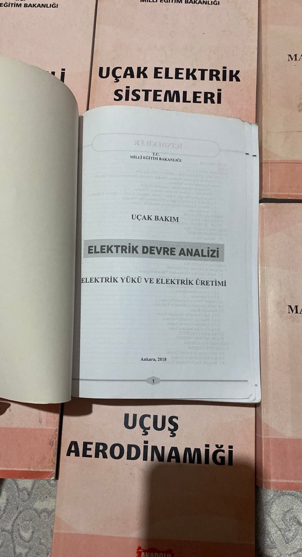 Uçak bakım teknolojisi ders kitapları - Görsel 2