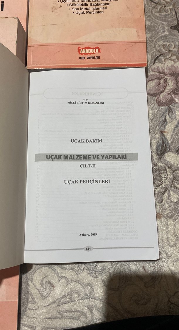 Uçak bakım teknolojisi ders kitapları - Görsel 5