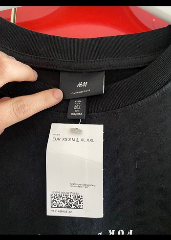 Siyah Oversize Baskılı Erkek Tişört - Görsel 3