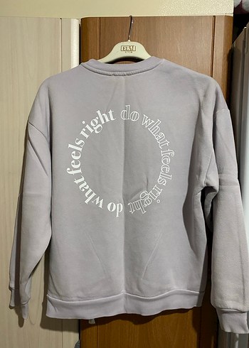 Lila sweathshirt - Görsel 3