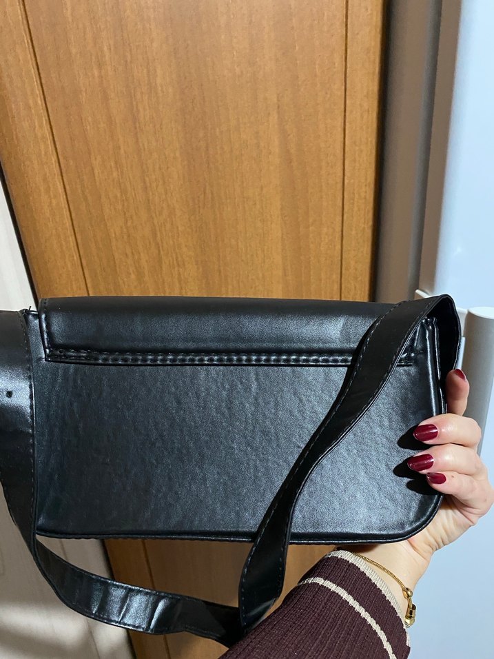 Siyah baget çanta - Görsel 3