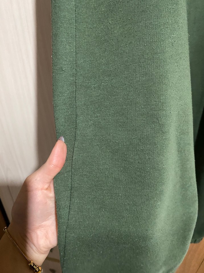 Kadın Haki Rahat Kesim Eşofman Altı - Görsel 4