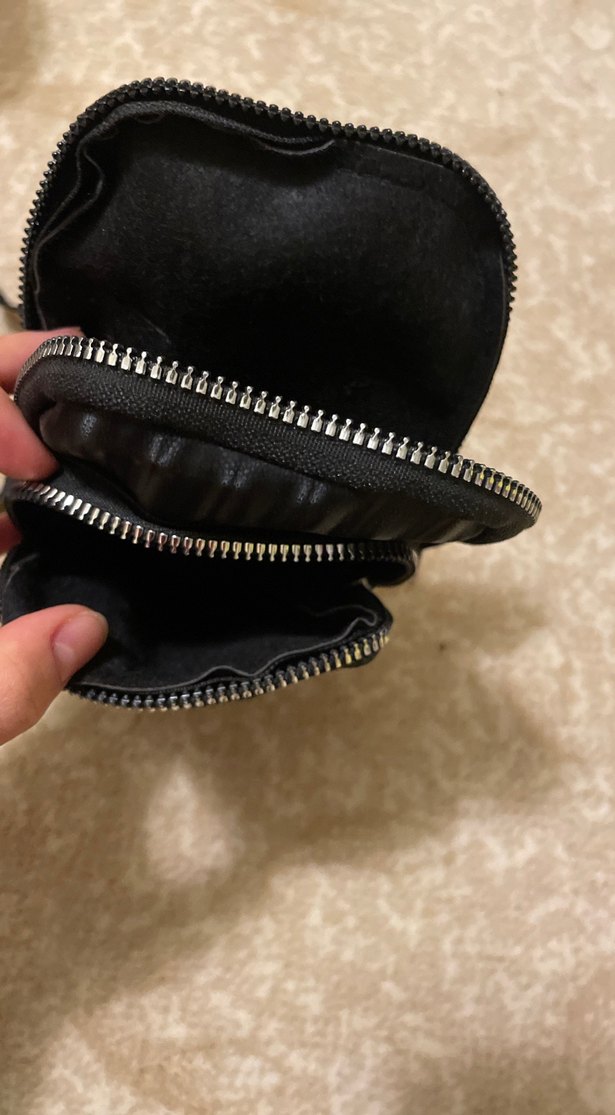 Siyah Kadın Fermuarlı Crossbody Çanta - Görsel 2