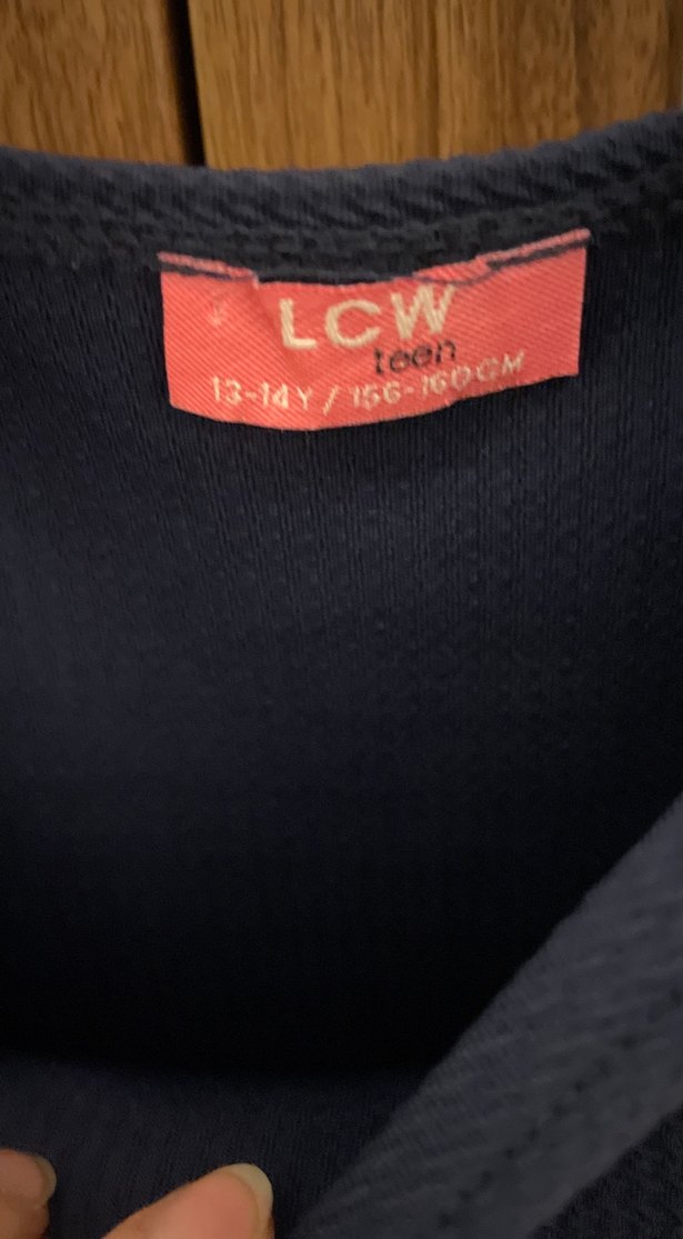 Kısa Kollu Lacivert Midi Elbise - Görsel 4