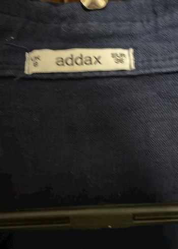 Lacivert müslin kumaş gömlek - Görsel 3