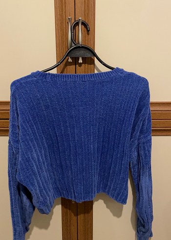 Mavi Kadın Triko Uzun Kollu Kazak - Görsel 2