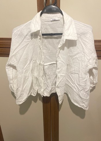 Beyaz müslin gömlek - Görsel 2