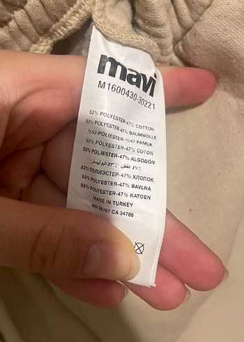 Bej Kadın Keten Salaş Eşofman Altı - Görsel 5