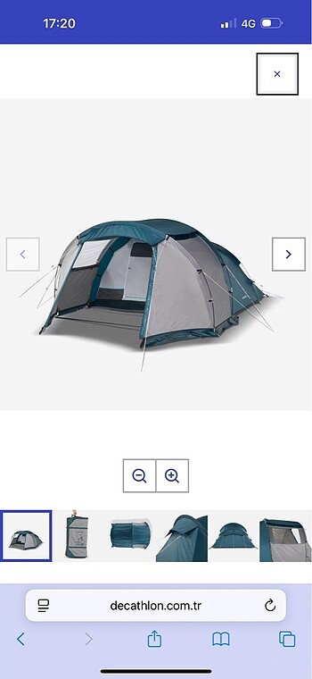 Decathlon 4 kişilik XXL çadır