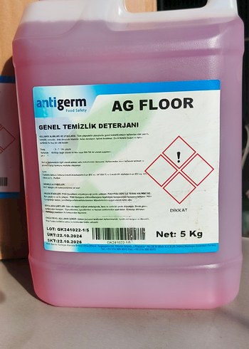 Antigerm AG FLOOR Genel Temizlik Deterjanı - Görsel 2