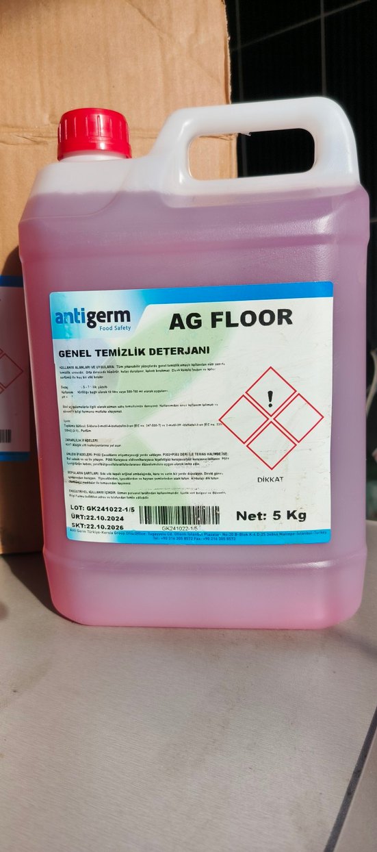 Antigerm AG FLOOR Genel Temizlik Deterjanı - Görsel 2