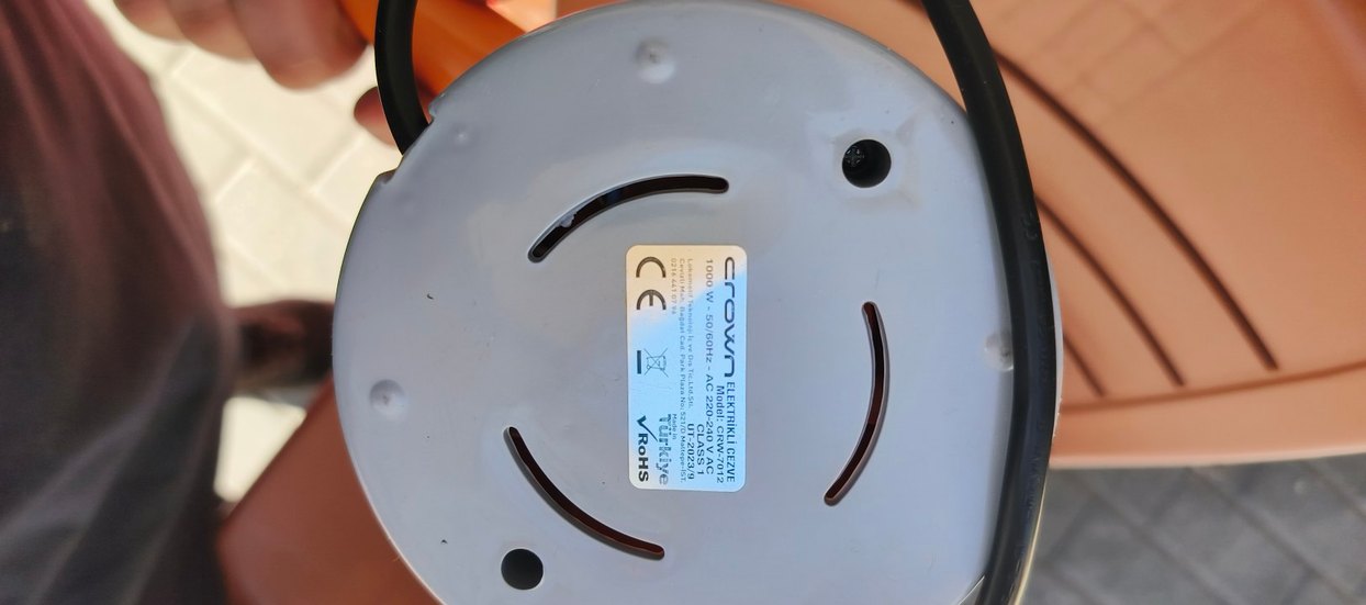 Renkli Turuncu Elektrikli Kahve Makinası - Görsel 4