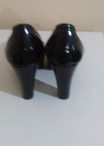 Klasik Siyah Tokalı Stiletto Topuklu Kadın Ayakkabı - Görsel 2