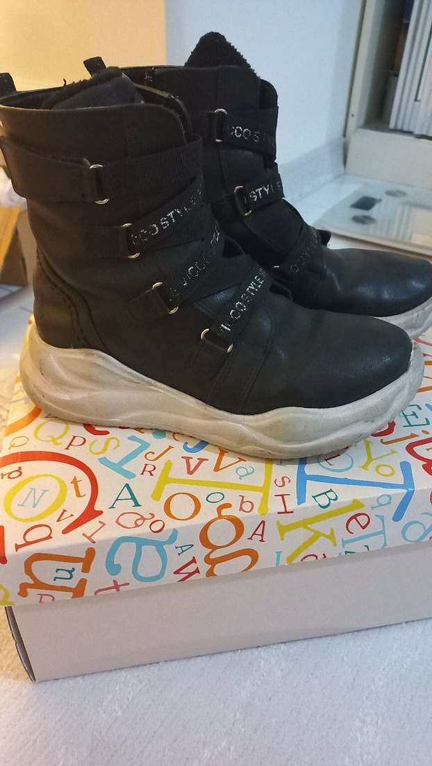 Vicco Siyah Tokalı Kız Çocuk Botu - Görsel 3