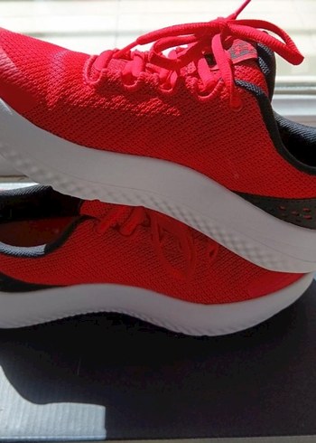 36 Beden Underarmour Kırmızı Bağcıklı ünidex Çocuk /bayan Spor Ayakkabı