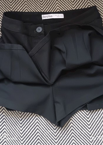 Siyah Kadın kargo şort  Etek - Görsel 6