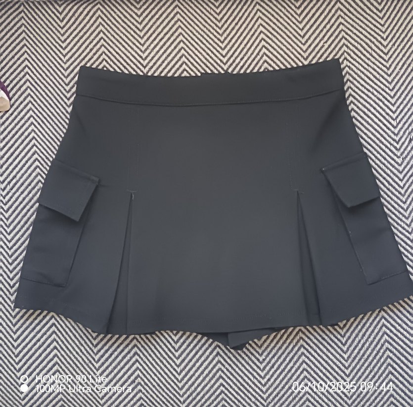 Siyah Kadın kargo şort  Etek - Görsel 5