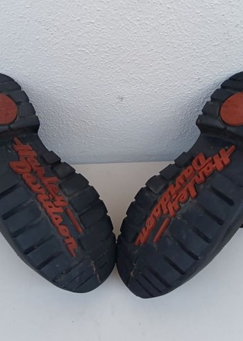 Harley & Devitson Siyah Deri Tokalı Biker Bot - Görsel 5