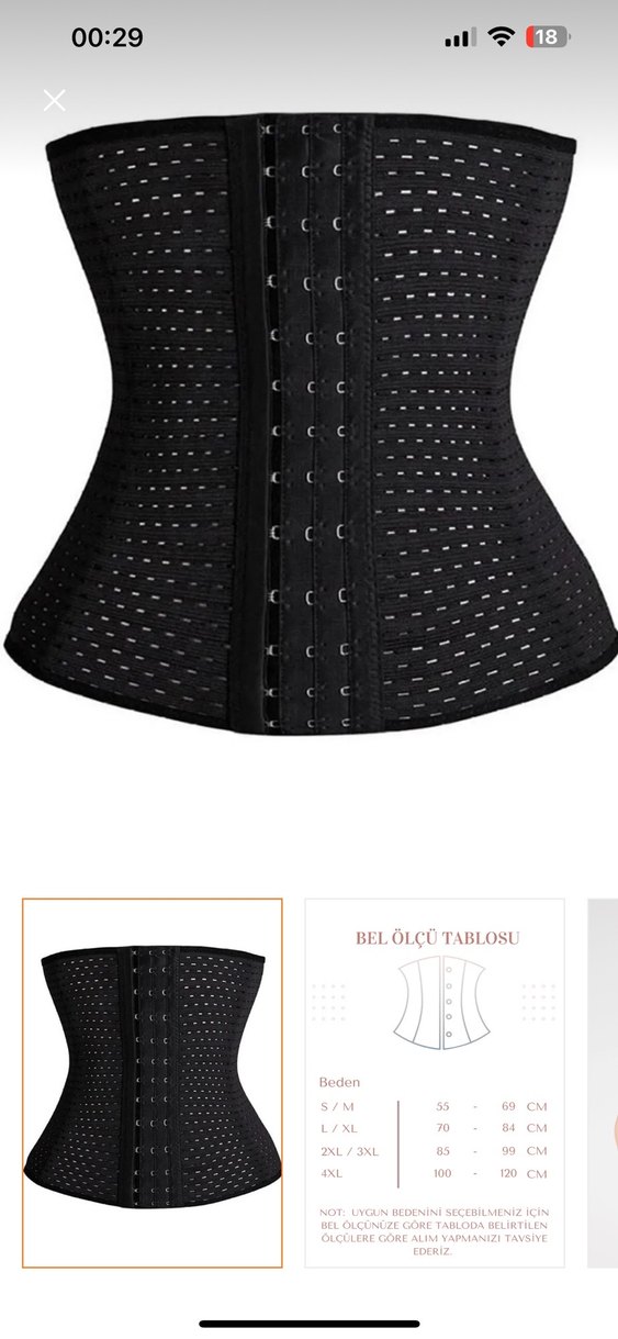 Siyah korse - Görsel 2