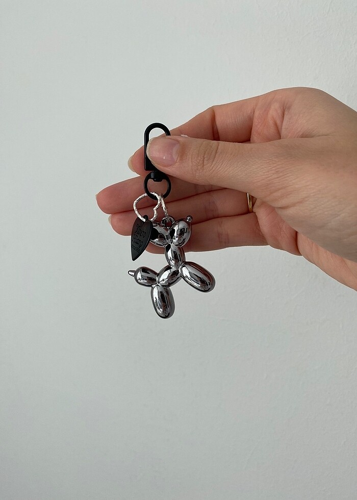 2?li balon köpek anahtarlık - Görsel 2
