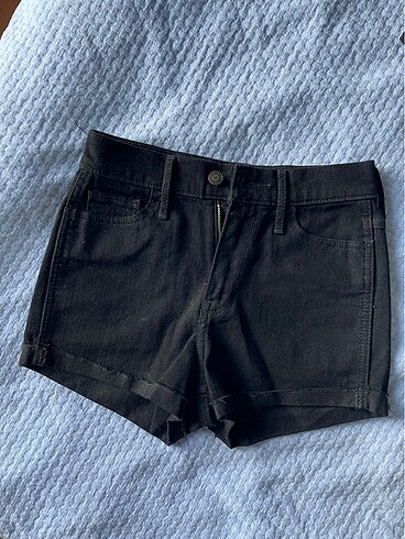 HOLLISTER SİYAH KOT ŞORT