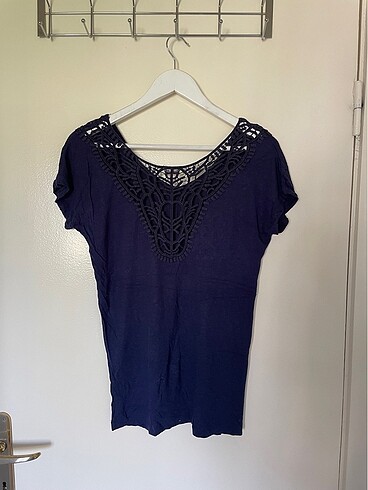 Pull and Bear PULL AND BEAR LACİVERT TSHIRT