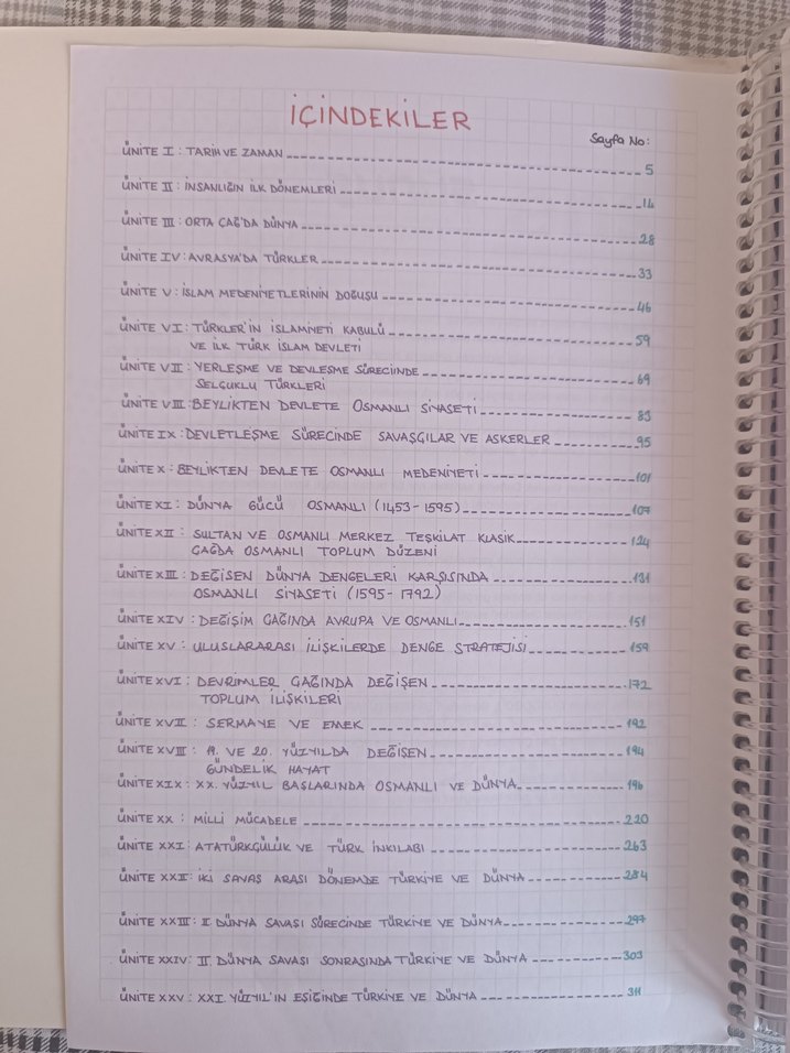 TYT-AYT Tarih Destek Defteri Hüseyin Kara - Görsel 2