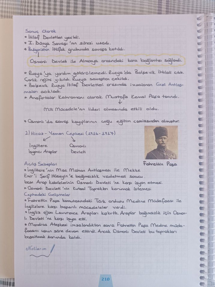 TYT-AYT Tarih Destek Defteri Hüseyin Kara - Görsel 4