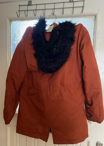 Kiremit Kadın Uzun Sıcak Ceket - Görsel 2