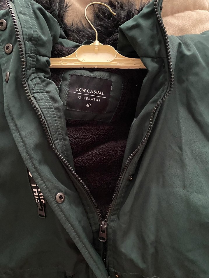 Siyah Fermuarlı Ceket - Görsel 2