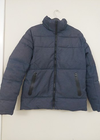 Mavi Jeans lacivert Fermuarlı Erkek Montu