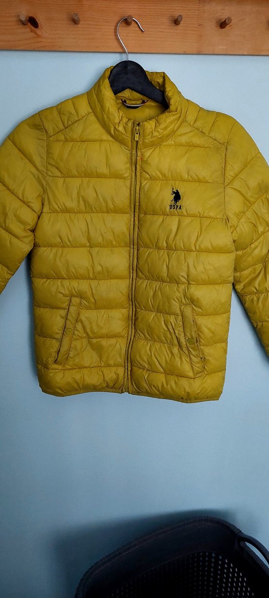 Sarı Fermuarlı erkek çocuk Kışlık Mont - Görsel 4