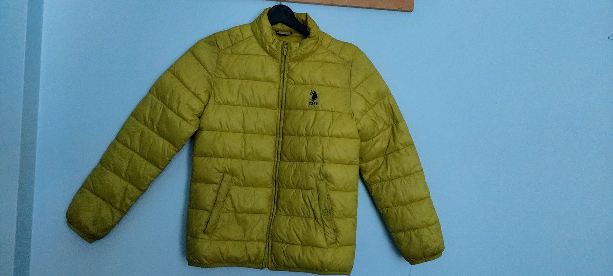 Sarı Fermuarlı erkek çocuk Kışlık Mont - Görsel 2