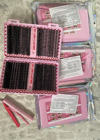 Lashes kirpik seti 800 adet süper hacimli - Görsel 6