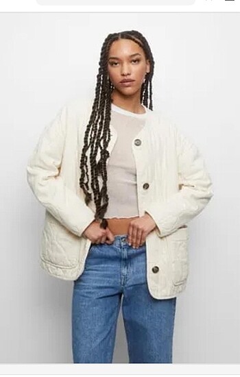 Pull and bear düğmeli ceket