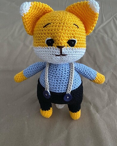 Sevimli tilki Amigurumi