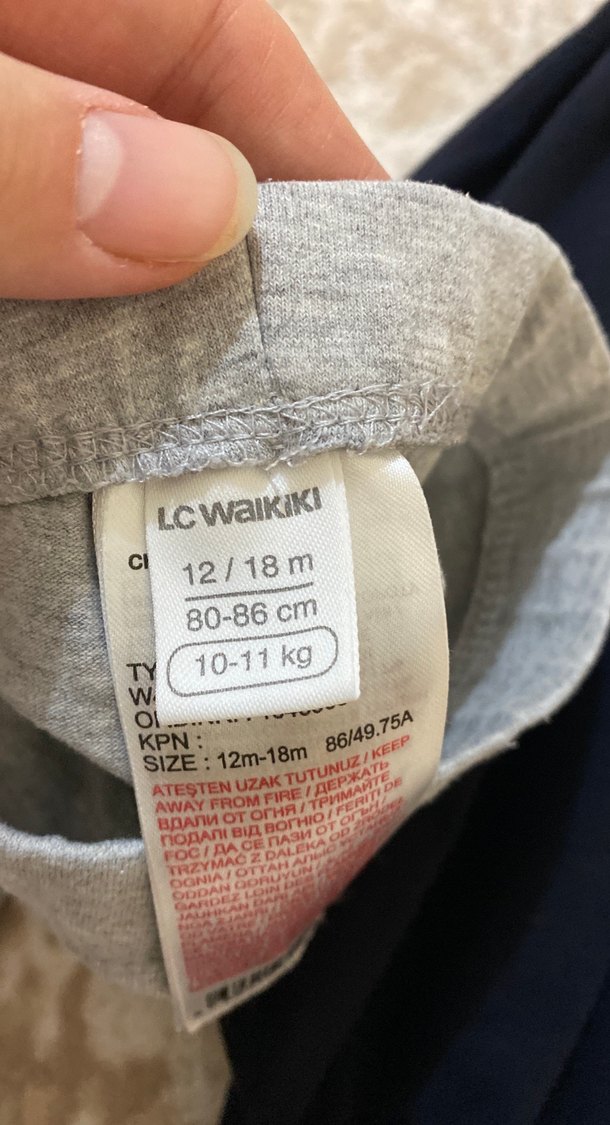 Gri Rahat Kesim Kız Eşofman Altı - Görsel 2