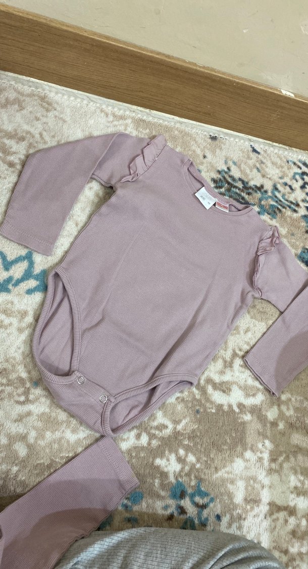 Kız bebek çıtçıtlı bluz - Görsel 3