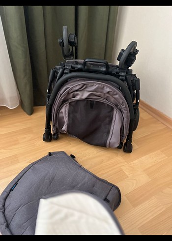 Antrasit Bebek Arabası ve Aksesuarları - Görsel 4