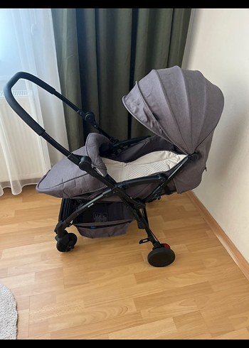Antrasit Bebek Arabası ve Aksesuarları - Görsel 3