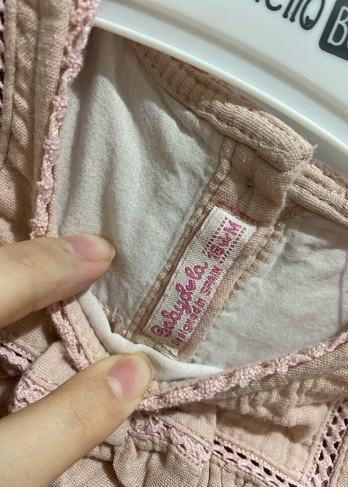 Kız bebek şapkalı elbise - Görsel 4