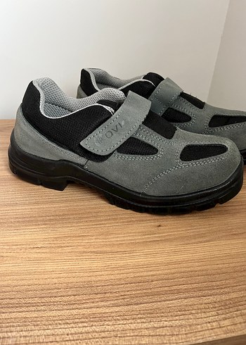 Gri Erkek Spor Terlikler Velcro Bantlı - Görsel 2