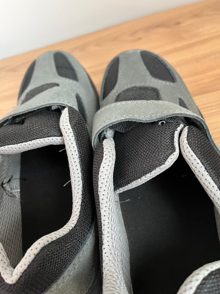 Gri Erkek Spor Terlikler Velcro Bantlı - Görsel 5