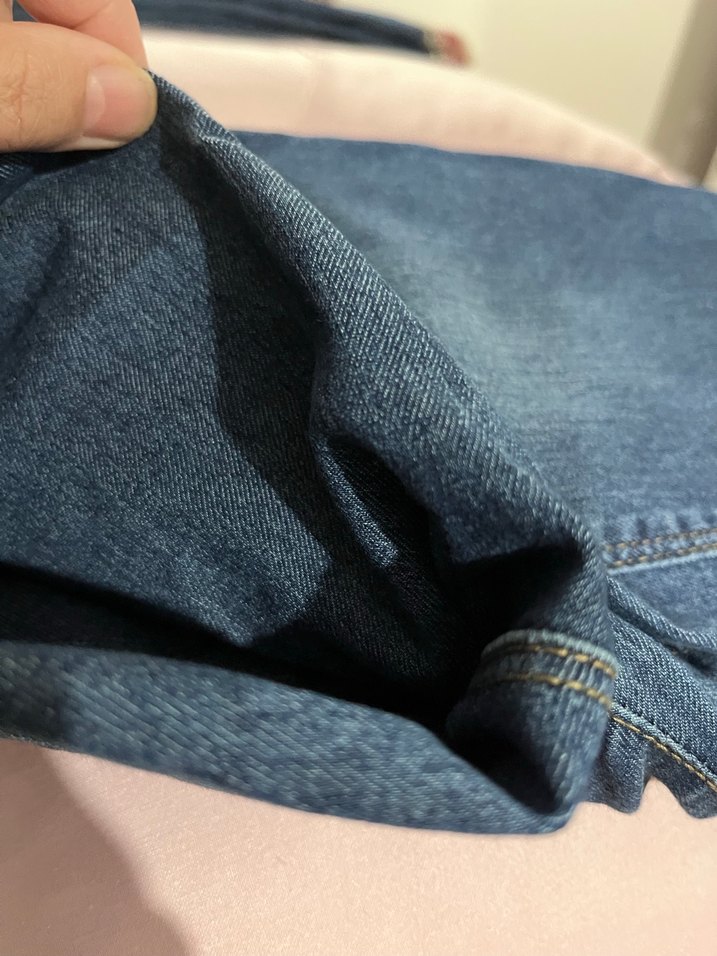 Nakışlı Bohem Kadın Denim hamile Pantolon - Görsel 3